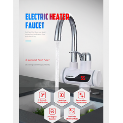 Faucet with electric instant hot water heaterKitchen faucets
