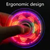 Luminous fidget spinner - transparent pattern - LED- glow in the darkFidget Spinner