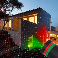Bewegende statische kleurrijke stippen/sterren - Kerstlaserlicht - projector - waterdichtProjectors