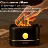 Ultrasonic air humidifier - essential oils diffuser - colorful LED flameHumidifiers