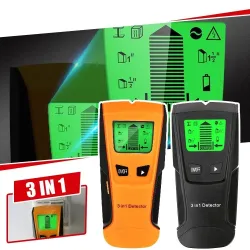 3-in-1 elektronische noppencentrumzoeker - metaal-/AC-stroomdraaddetectorElectronica & Gereedschap