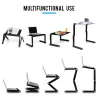 Multifunctionele tablet/laptopstandaard - tafel - met muismat - verstelbaar - opvouwbaarHouders