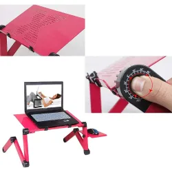 Multifunctionele tablet/laptopstandaard - tafel - met muismat - verstelbaar - opvouwbaarHouders