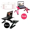Multifunctionele tablet/laptopstandaard - tafel - met muismat - verstelbaar - opvouwbaarHouders