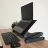 Multifunctionele tablet/laptopstandaard - tafel - met muismat - verstelbaar - opvouwbaarHouders