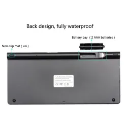 Draadloos toetsenbord met muis / USB-ontvanger 2.4GToetsenborden