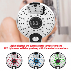 Digitaler Duschkopf mit 3-Farben-LED – Temperaturregler