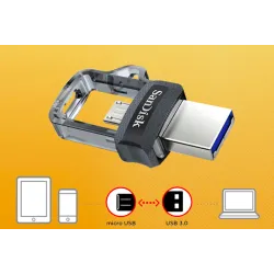 Sandisk - micro USB 3.0 - OTG - flashdrive - 32GB - 64GB - 128GB - 256GBUSB geheugen