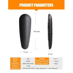 G30S - stemluchtmuis - slimme afstandsbediening voor Android TV BoxMuizen