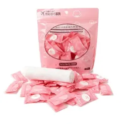 Gecomprimeerde handdoek - reishanddoek - katoen 50 stuksTextiel