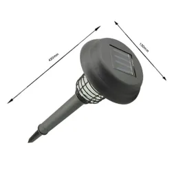 Op zonne-energie werkende LED-muggenverdelger - gazon- en tuinverlichting - 2 stuksInsectenbestrijding