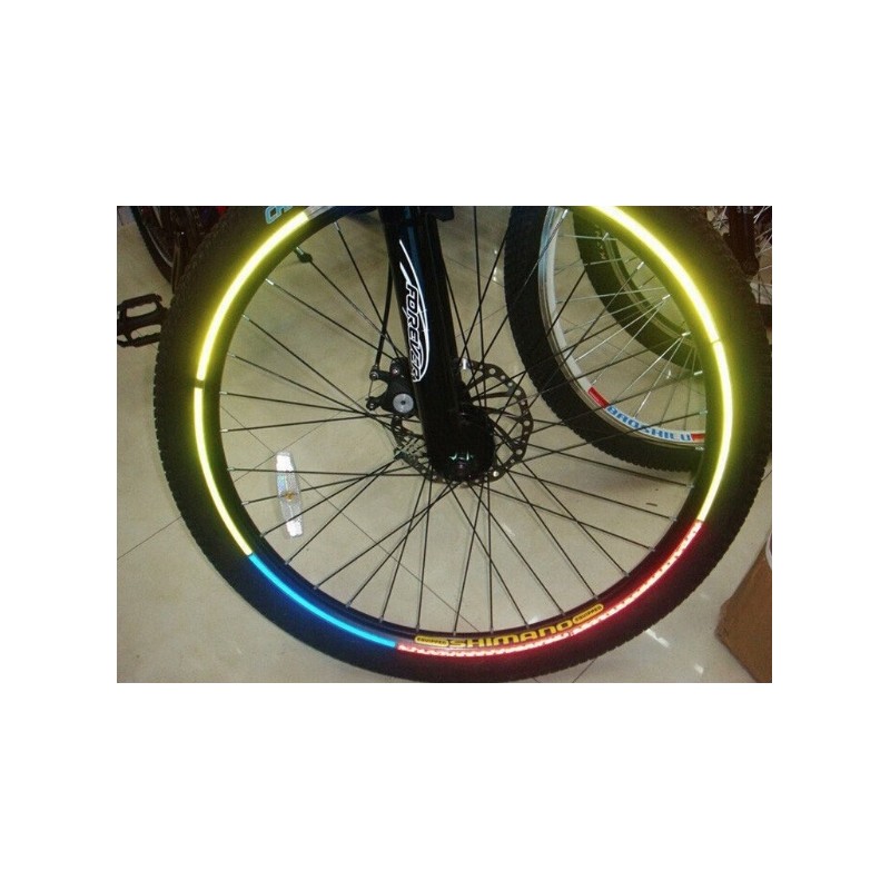 Reflecterende sticker voor fietswielVerlichting