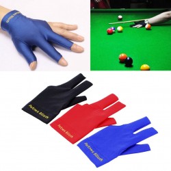 Snooker Billard öffnen drei Finger links Handhandschuh
