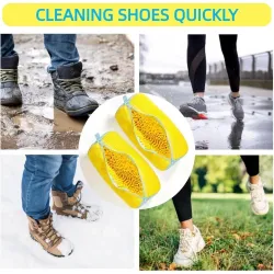 Waszak voor schoenen – duurzame waszak van mesh voor sneakers, met veilige ritssluiting.Ritsen
