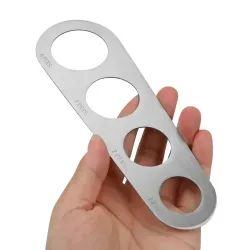 4 Holes Spaghetti Measurer Stainless Steel Kitchen Accessories 1Pcs Pasta Noodle MeasureTools