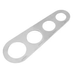 4 Holes Spaghetti Measurer Stainless Steel Kitchen Accessories 1Pcs Pasta Noodle MeasureTools