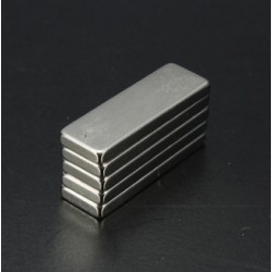 N35 Neodymium Magnet Strong Cuboid Block 30 * 10 * 3mm 5pcsN35