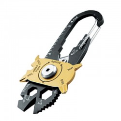 20 in1 Portable Mini Utility FIXR Tasche Multi Werkzeug Schlüsselanhänger Schlüsselanhänger