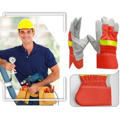 Fire Proof Heat Flame Resistant Protective Gloves With Reflective StrapElectronics & Tools