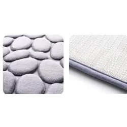 Coral Fleece Bathroom Memory Foam Rug Non-slip Floor MatBadkamer & Toilet