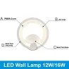 12W 16W LED Modern Wall Mounted Light LampWandlampen