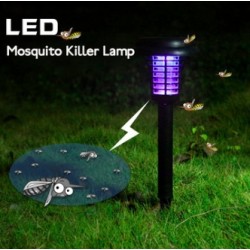 Solar powered LED mosquito killer lawn garden light 2 pcs.Insect control