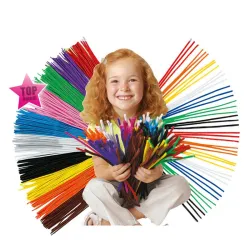 Material Chenille Children Educational Toy Colorful Pipes 100pcsSpeelgoed