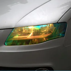 Shiny Chameleon Car Lights Film Sticker 120Stickers