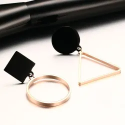 Asymmetrische geometrische oorknopjesOorbellen