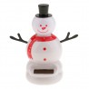 Cute Solar Powered Bobbling Dancing Figure Toy Car Home Desk Decoration Snowman Classic Toys for ChiSolar