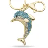 Crystal dolphin - keyringKeyrings