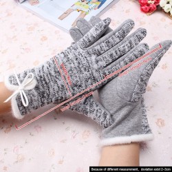 Cotton Wool Cashmere Elegant GlovesHandschoenen