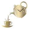Koffie Theekop Vorm WandklokKlokken