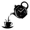 Koffie Theekop Vorm WandklokKlokken