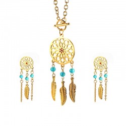 Dreamcat Necklace Earrings Jewellery SetSieradensets
