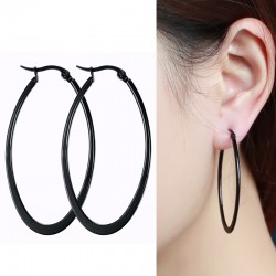 Einfache Big Hoops Ohrringe