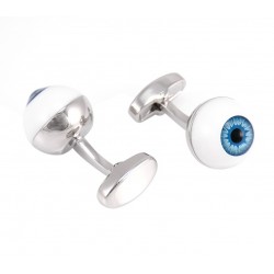 Blue eyeballs - cufflinks