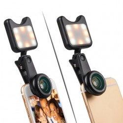 iPhone 3 in 1 Kamera Wide Macro & Led Licht Linsen Kit