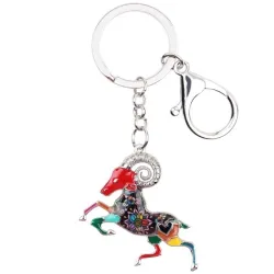 Aries Zodiac Sign Keychain KeyringSleutelhangers