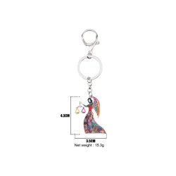 Libra Zodiac Sign Keychain KeyringSleutelhangers