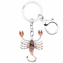 Scorpio Zodiac Sign Keychain KeyringKeyrings
