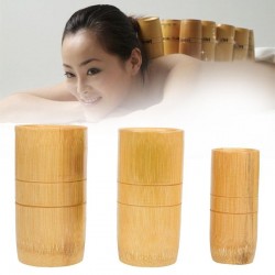Traditionele chinese bamboe zuignapjes acupunctuur anti cellulitis massage set 3st