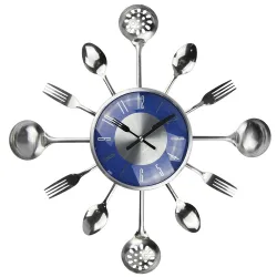 Metal cutlery wall clock 18 inchClocks