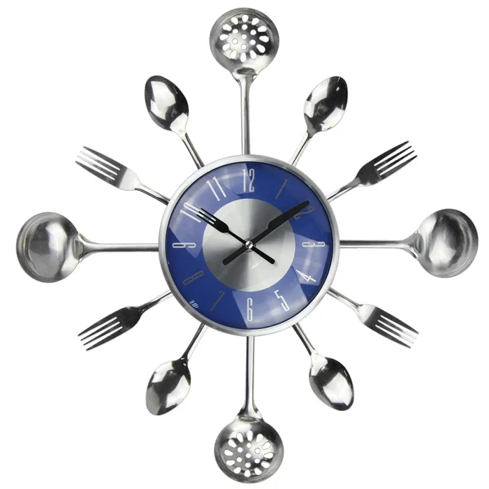 Metal cutlery wall clock 18 inchClocks