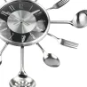 Metal cutlery wall clock 18 inchClocks