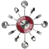 Metal cutlery wall clock 18 inchClocks