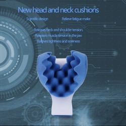 Neck - shoulder therapeutic support pillow - travel cushion