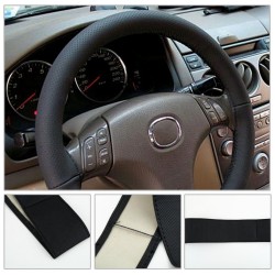 Leather car steering wheel coverStuurhoezen