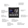 LCD digital alarm clock with backlightKlokken