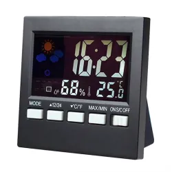LCD digital alarm clock with backlightKlokken